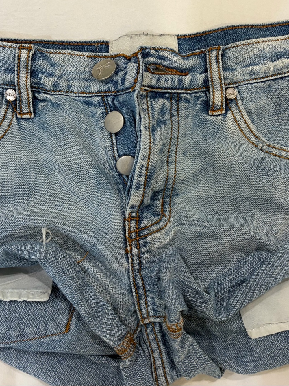 Light Denim Shorts